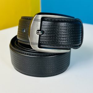 Genuine Leather Belt- Black