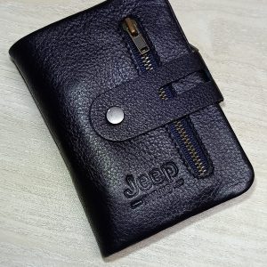 Men’s Stylish Leather Wallet – Black Color