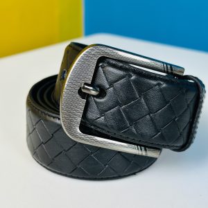 Genuine Leather Belt- Black (GearUp1001)
