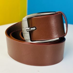 Genuine Leather Belt- Brown
